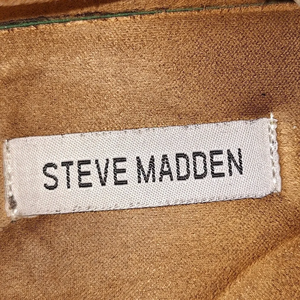 Leather Dress Shoes Steve Madden Tan 12 Jamyson Cap Toe Oxford Mens Brown Rugged